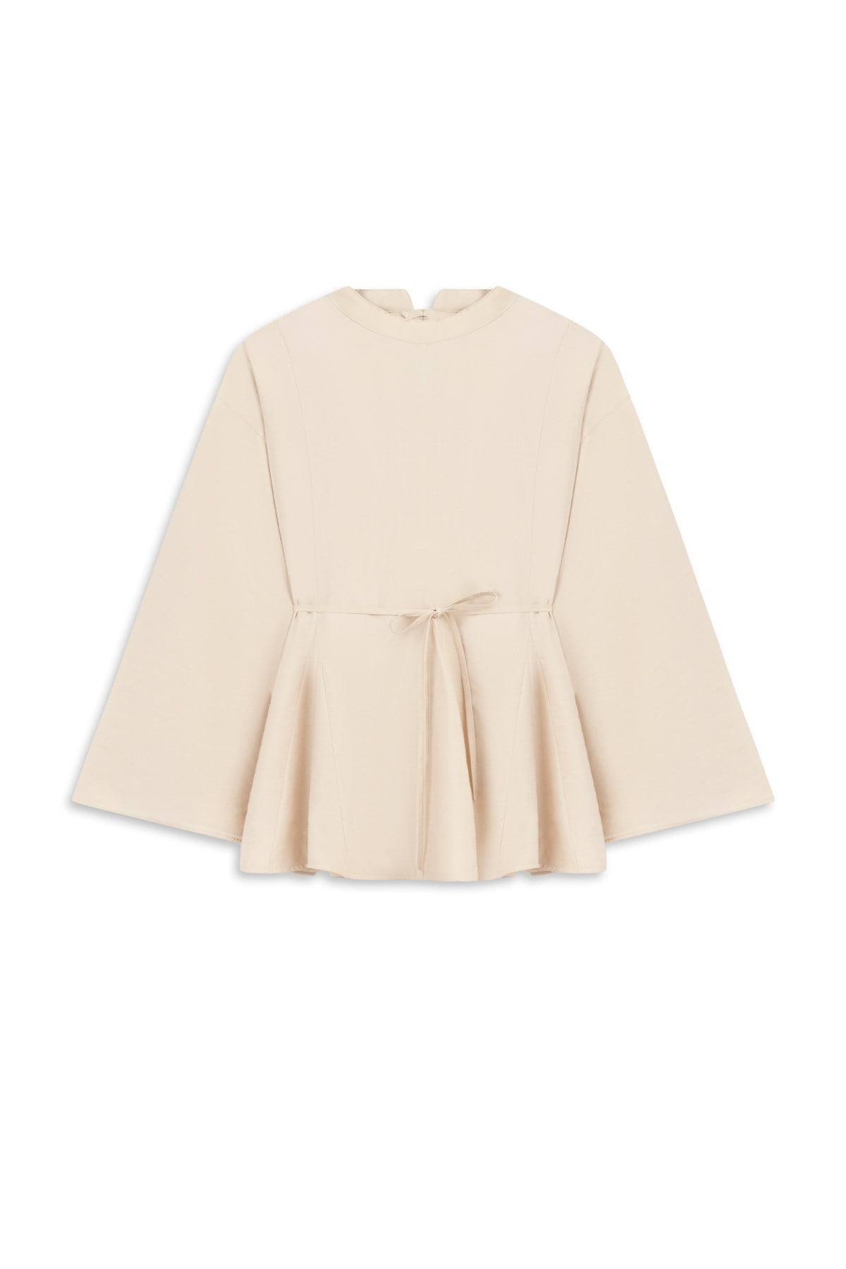 Volanlı Tencel Bluz Taş