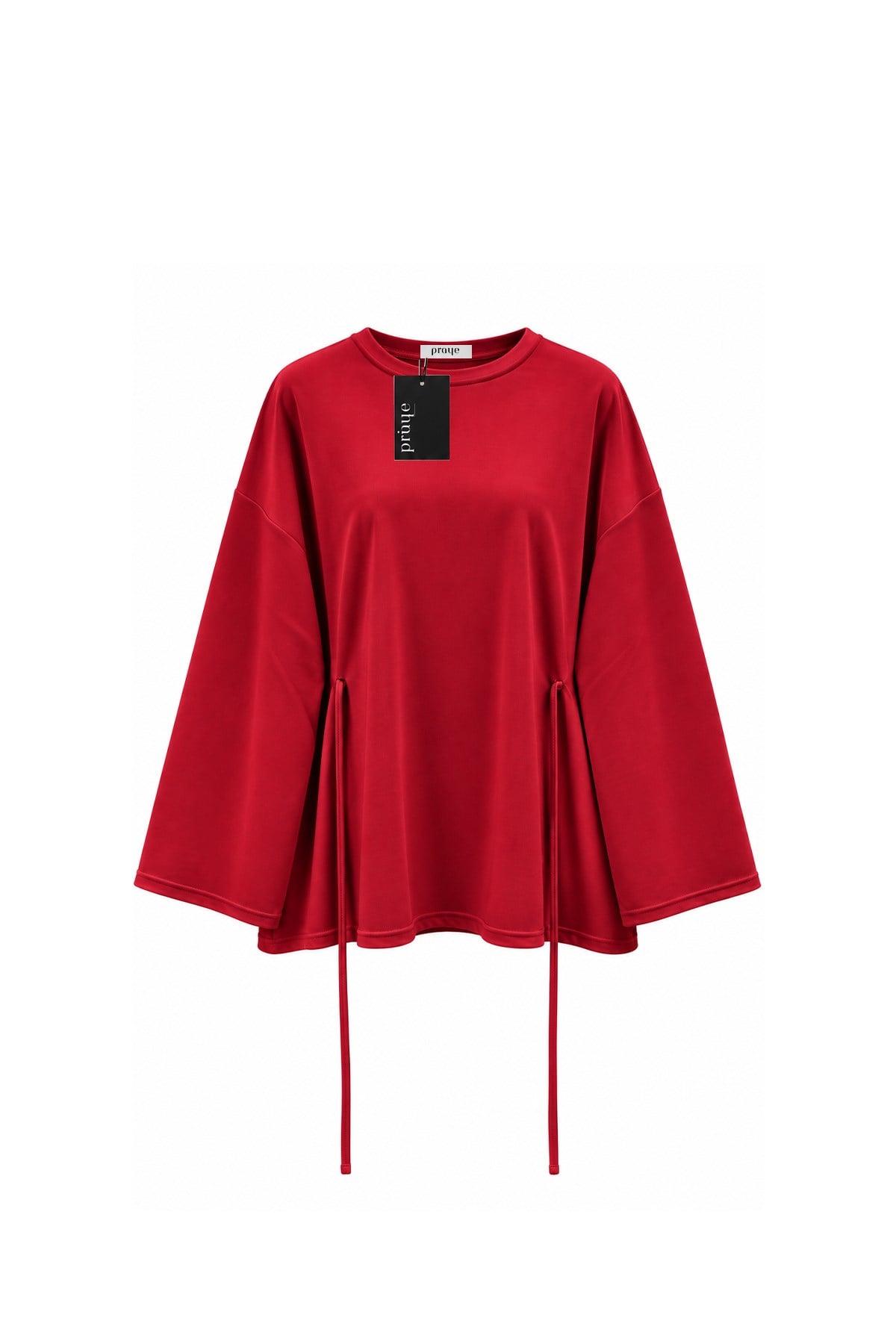 Yanı Bağcıklı Oysho Sweat Kırmızı