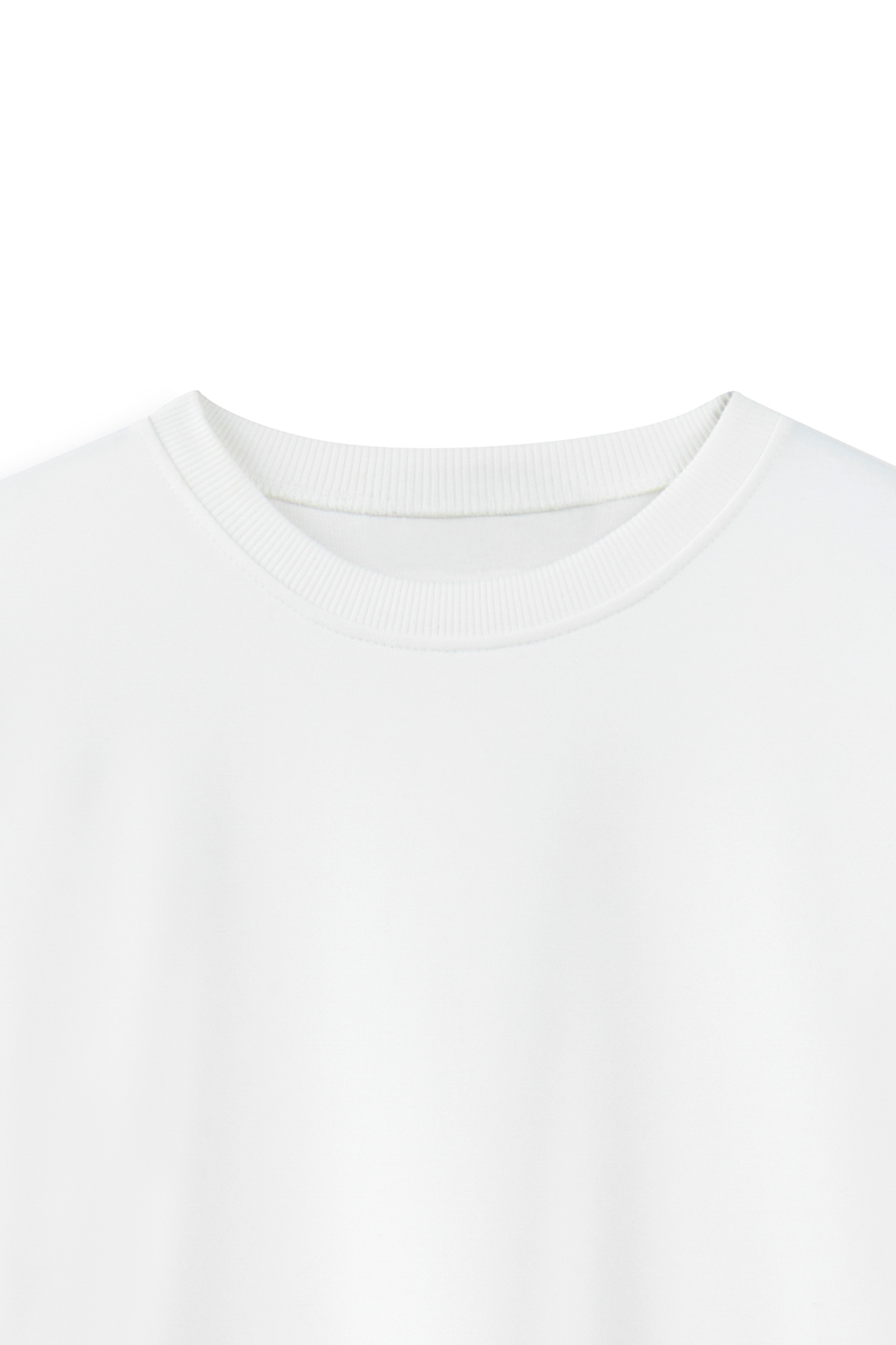 Yanı Bağcıklı Sweat Beyaz
