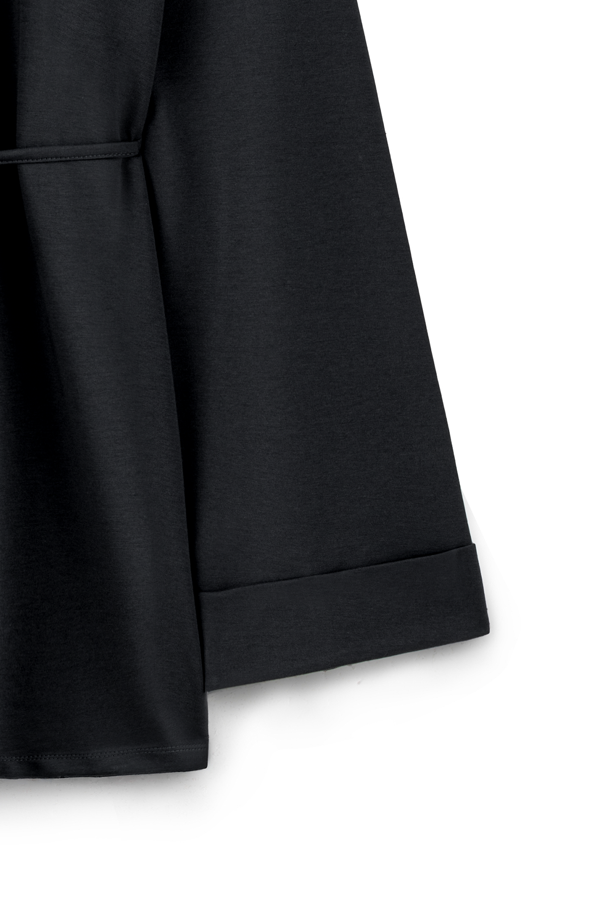 Yanı Yırtmaçlı Sweat Siyah