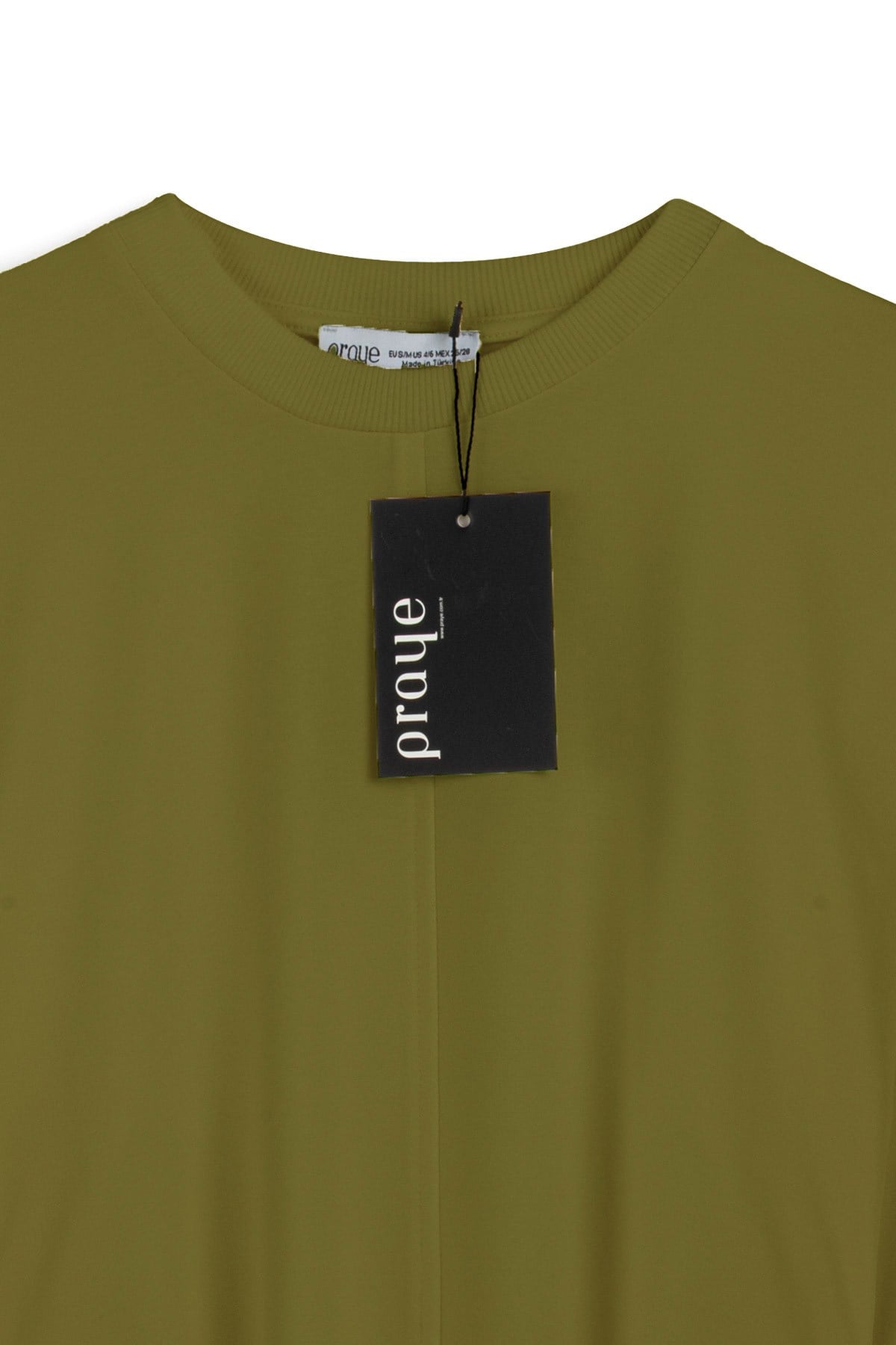 Yanı Yırtmaçlı Sweat Yağ Yeşili