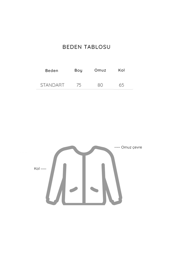 Cepli Müslin Kimono Bordo