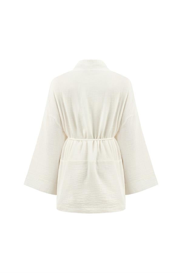 Cepli Müslin Kimono Ekru