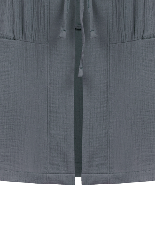 Cepli Müslin Kimono Füme