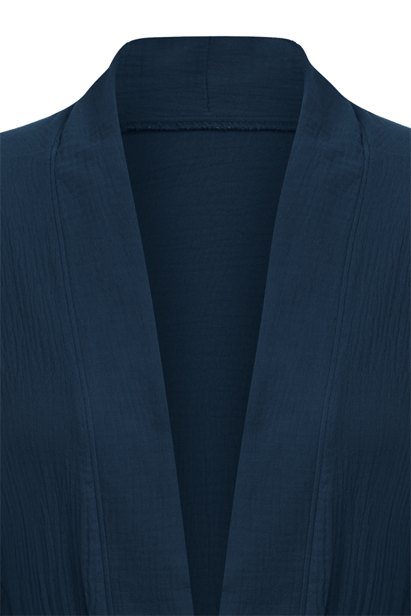 Cepli Müslin Kimono Lacivert