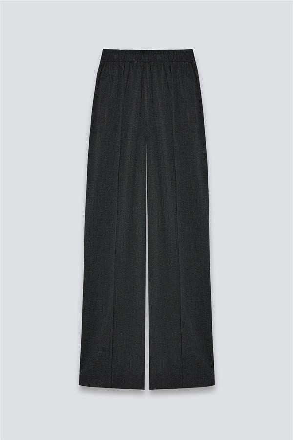 Dikiş Detaylı Pantolon Füme