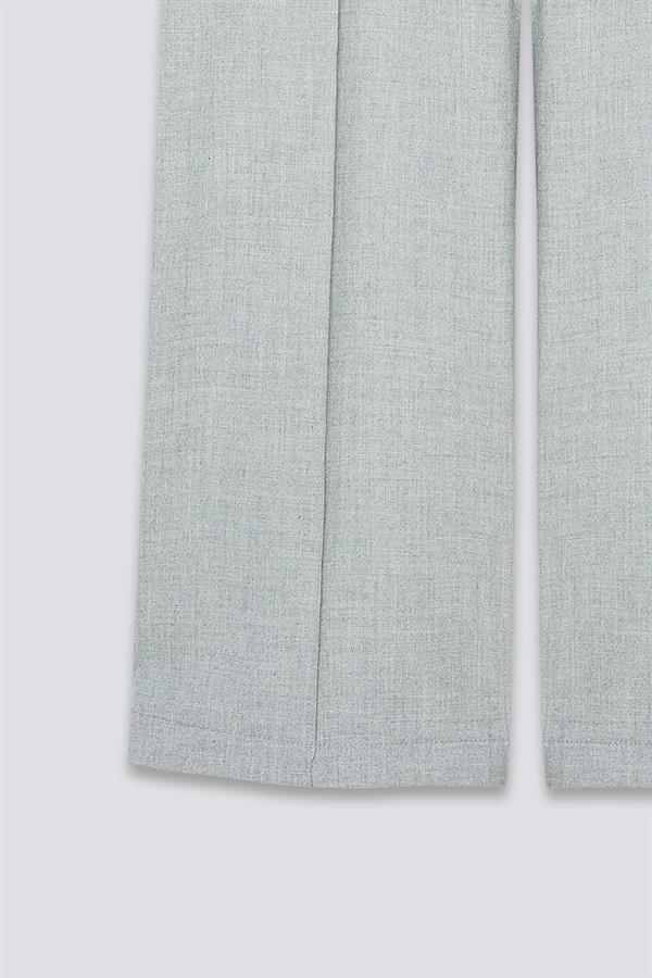 Dikiş Detaylı Pantolon Gri