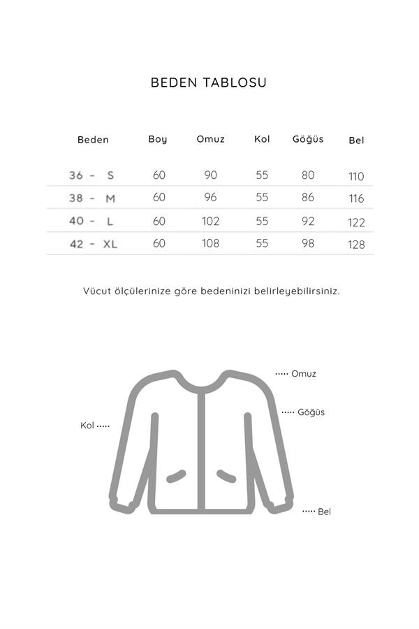 Fermuarlı Kısa Kaşe Ceket Siyah