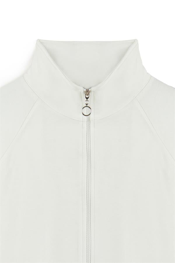 Fermuarlı Oysho Sweat Beyaz