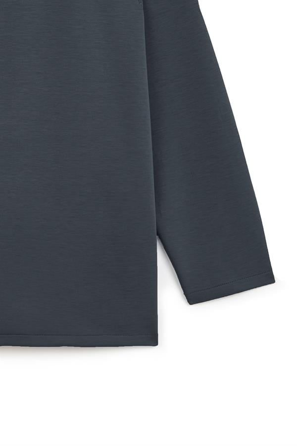 Fermuarlı Oysho Sweat Füme
