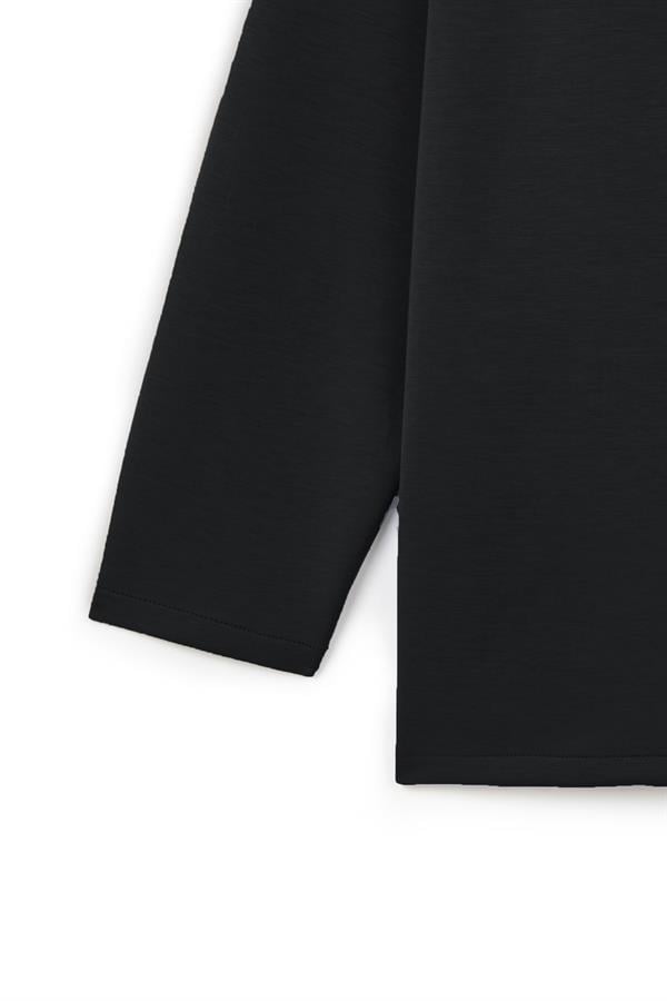 Fermuarlı Oysho Sweat Siyah
