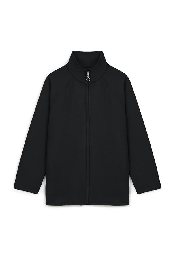 Fermuarlı Oysho Sweat Siyah