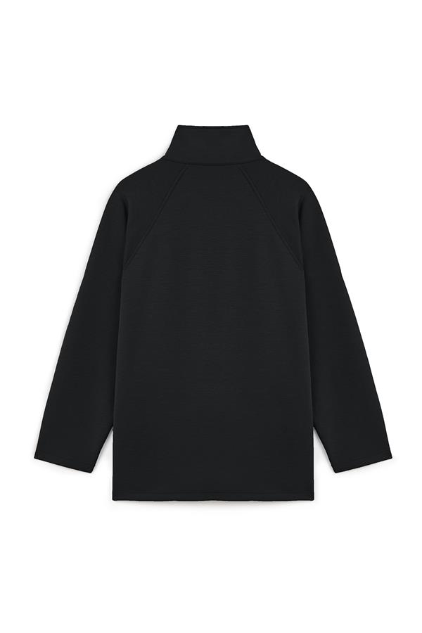 Fermuarlı Oysho Sweat Siyah