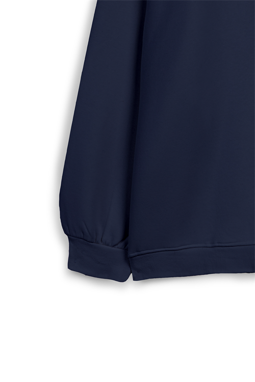 Günlük Rahat Sweat Lacivert