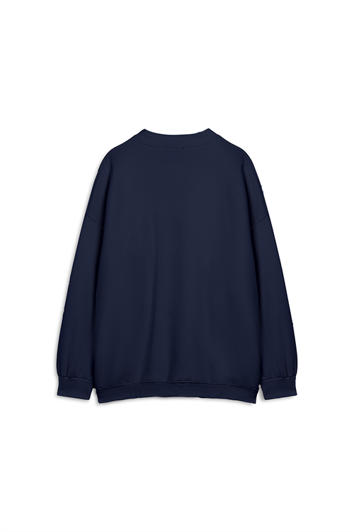 Günlük Rahat Sweat Lacivert