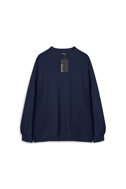Günlük Rahat Sweat Lacivert