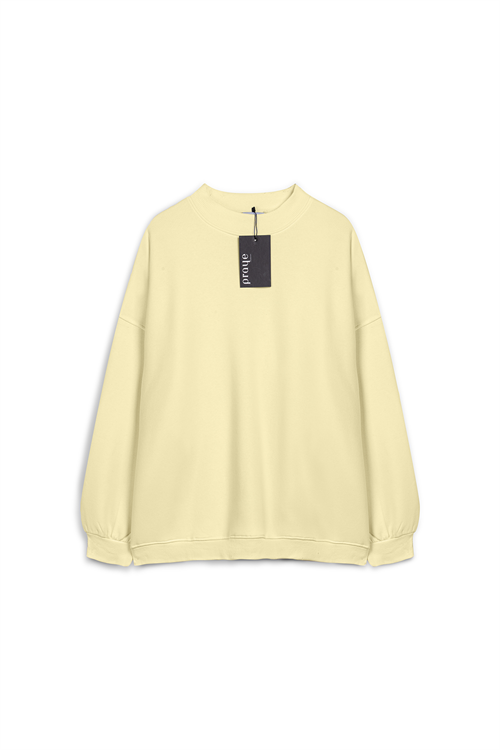 Günlük Rahat Sweat Sarı