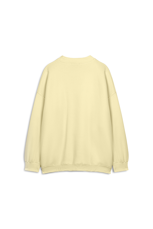 Günlük Rahat Sweat Sarı