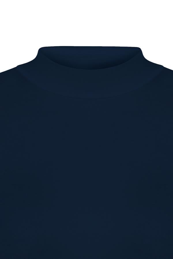 Likralı Uzun Kol Body Lacivert
