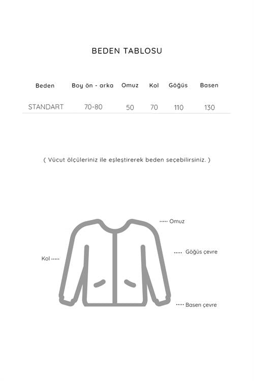Oversize Bağlamalı Denim Ceket Antrasit