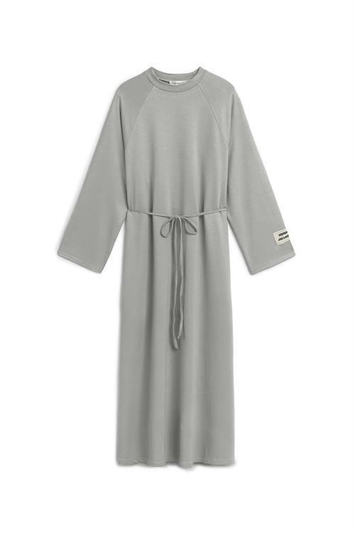 Oversize Uzun Salaş Elbise Gri