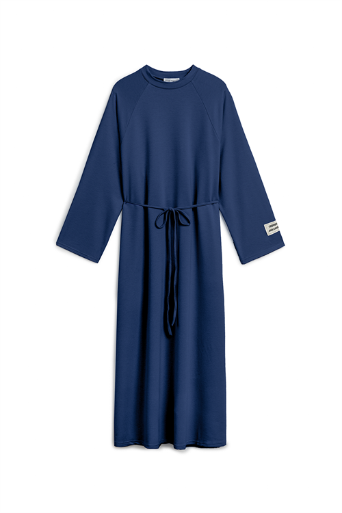 Oversize Uzun Salaş Elbise Lacivert