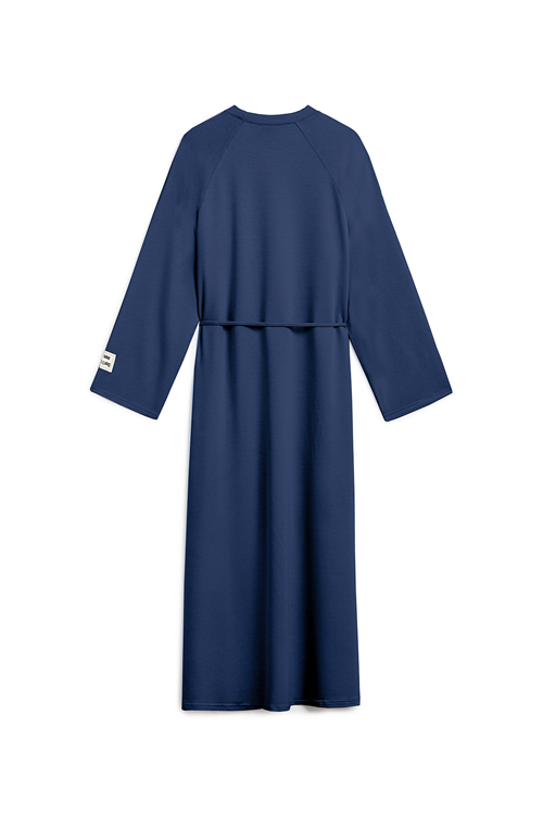 Oversize Uzun Salaş Elbise Lacivert