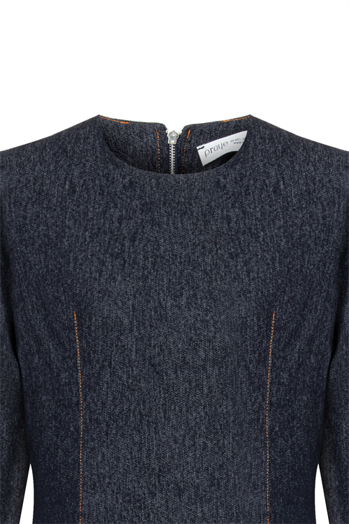 Premium Etekli Denim Takım Koyu Mavi