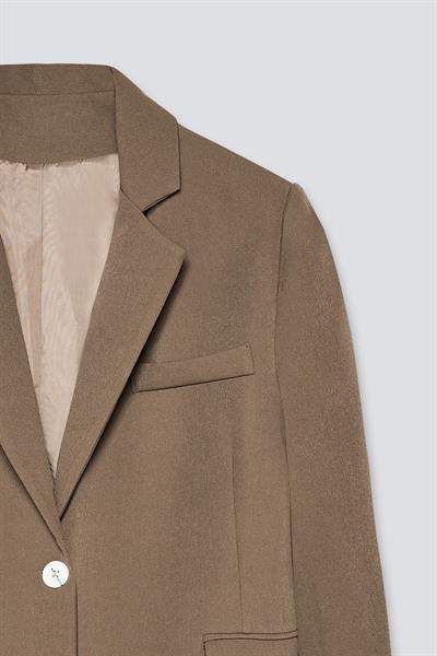 Astarlı Blazer Ceket Haki