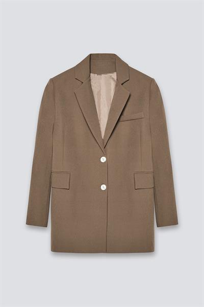 Astarlı Blazer Ceket Haki
