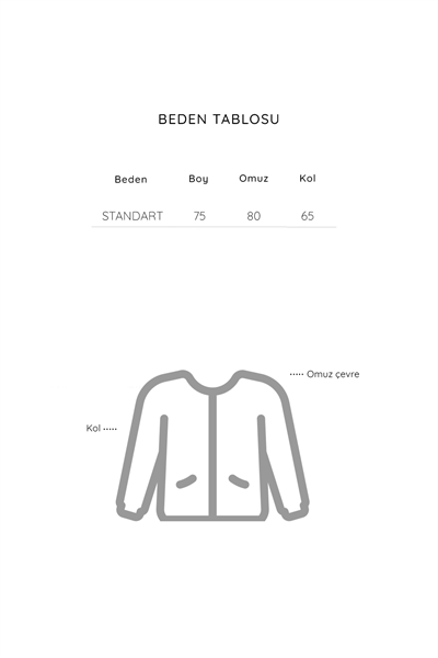 Cepli Müslin Kimono Bordo