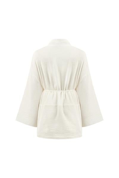 Cepli Müslin Kimono Ekru