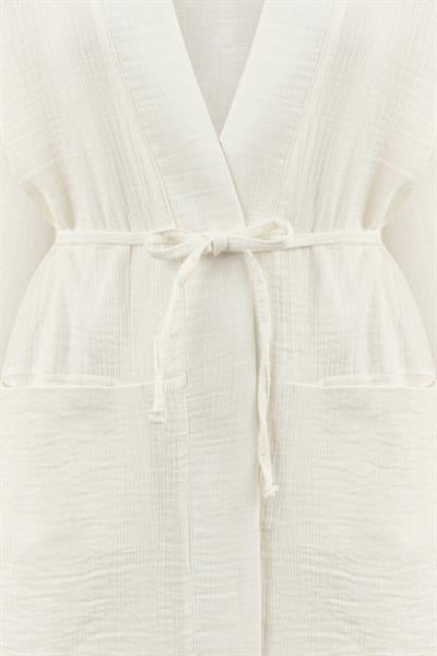 Cepli Müslin Kimono Ekru