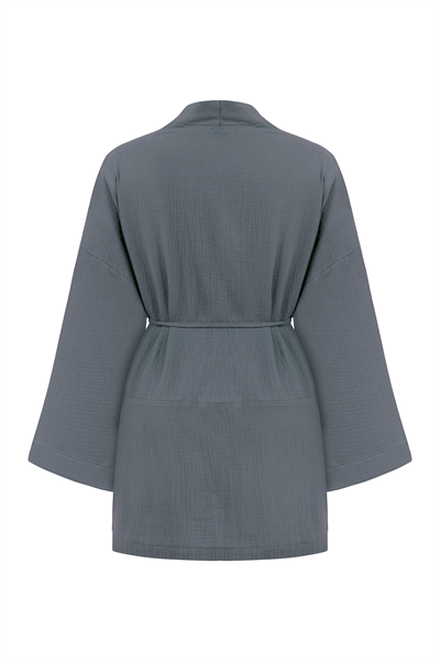 Cepli Müslin Kimono Füme