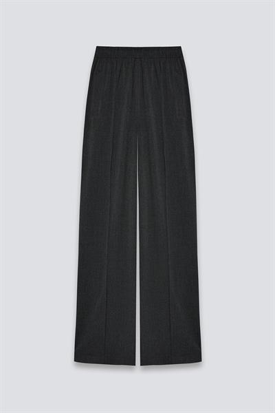 Dikiş Detaylı Pantolon Füme