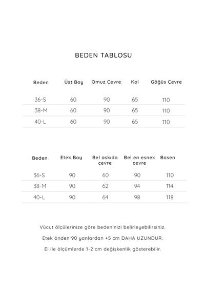 Gömlekli Etekli Takım Lacivert