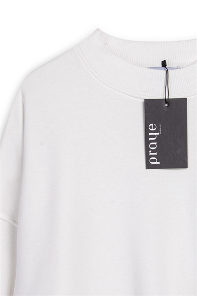 Günlük Rahat Sweat Ekru