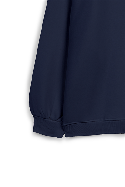 Günlük Rahat Sweat Lacivert
