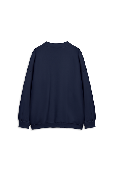 Günlük Rahat Sweat Lacivert