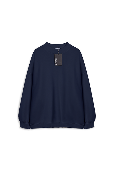 Günlük Rahat Sweat Lacivert
