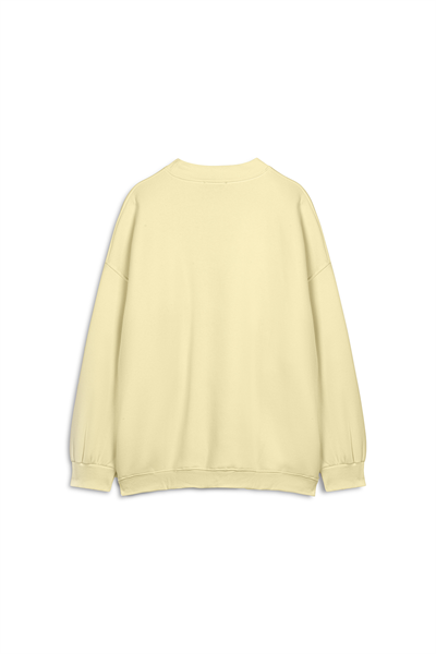 Günlük Rahat Sweat Sarı