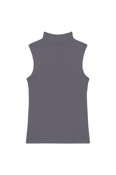 Likralı Kolsuz Body Füme