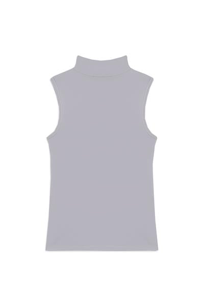 Likralı Kolsuz Body Gri