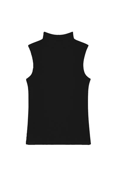 Likralı Kolsuz Body Siyah