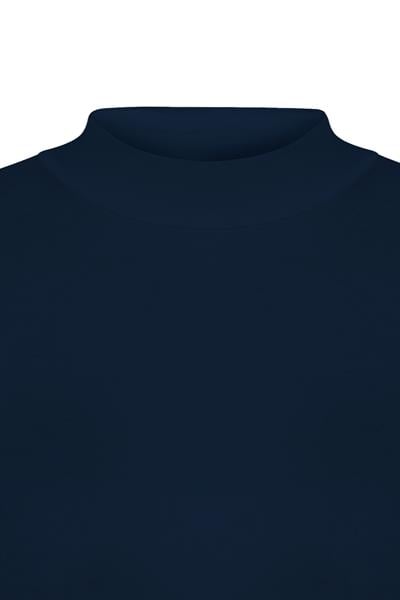 Likralı Uzun Kol Body Lacivert
