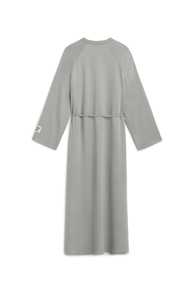 Oversize Uzun Salaş Elbise Gri