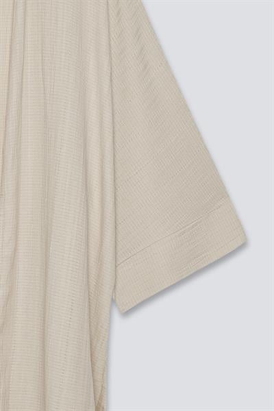 Yanı Yırtmaçlı Uzun Kimono Takım Taş