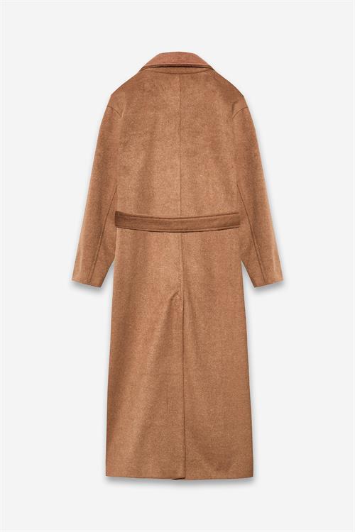 Yumuşak Dokulu Kaşe Kaban Camel