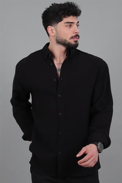 Oversize Müslin Yazlık Uzun Kol Gömlek MRS 202_40417