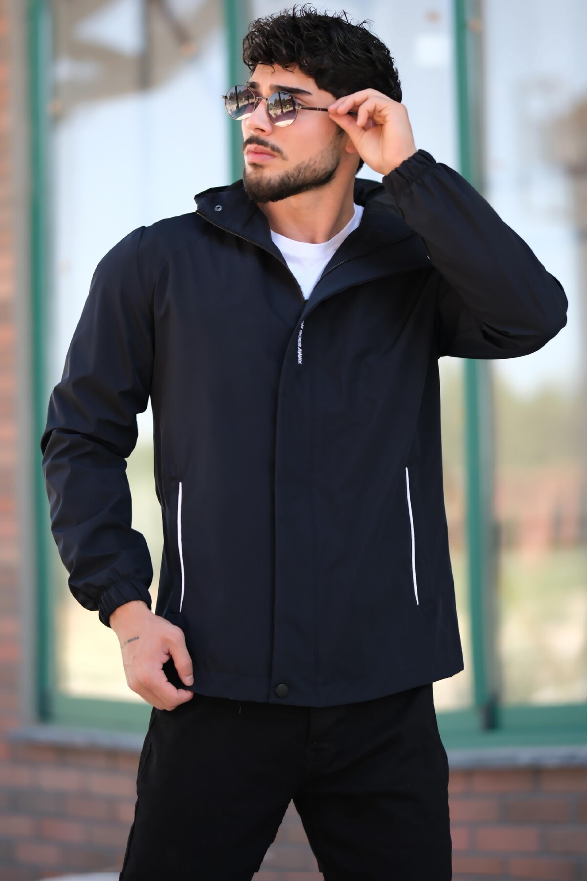 Baskılı Spor Likra Kumaş Yağmurluk Mevsimlik PLDP 2967_60263